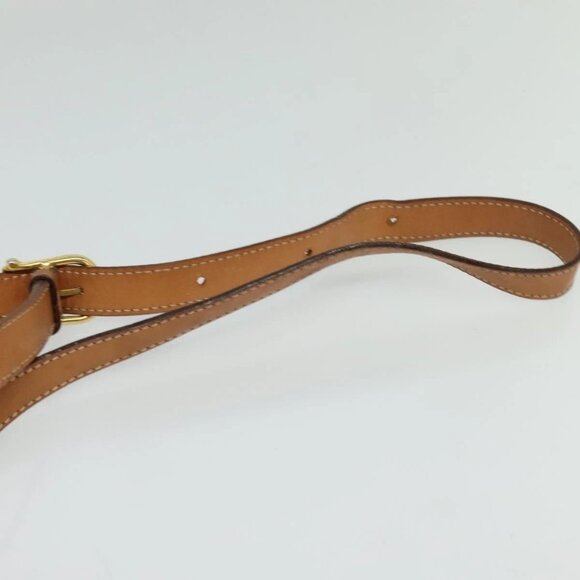 CELINE Macadam Canvas Shoulder Bag Beige Gold - Picture 12 of 16